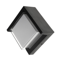 Светильник фасадный &laquo;Сити&raquo;, FSD-054, 10 Вт, 3000К, квадрат, IP65, 220 В, пластик, черный