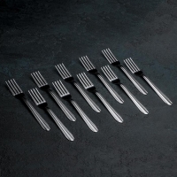 Вилка столовая «Мираж», h=19 см, толщина 0.8 мм, цвет серебряный Вилка столовая «Мираж», h=19 см, толщина 0.8 мм, цвет серебряный