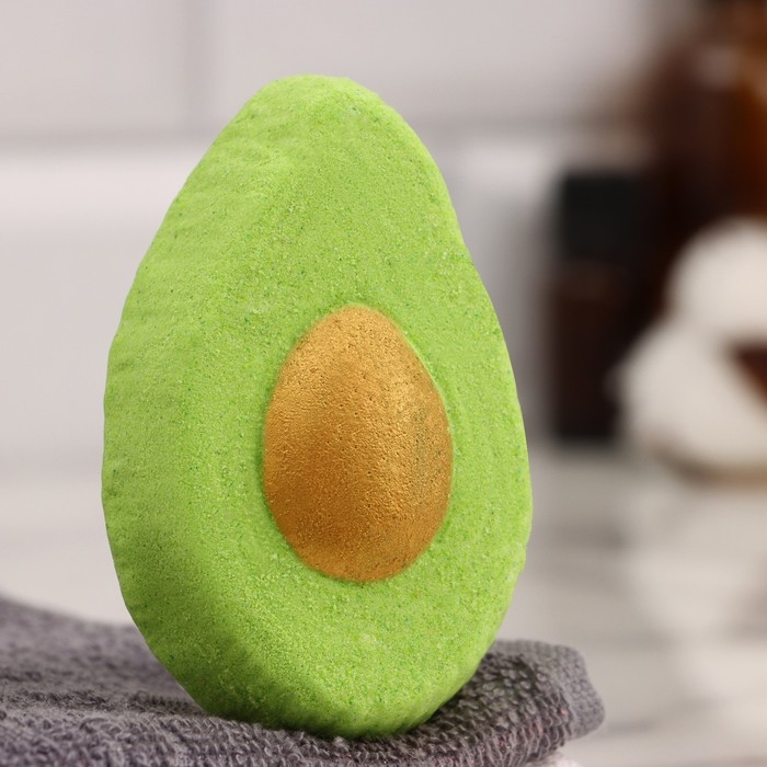 Бомбочка для ванны Бомбочка для ванны "Авокадо", клубника, 90 гр "Добропаровъ"