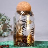 Банка для хранения сыпучих продуктов и круп &laquo;Тропики&raquo;, 800 мл