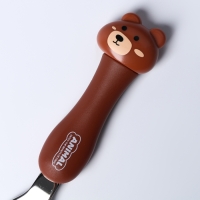 Набор детских столовых приборов в футляре &laquo;Медвежата&raquo;, вилка, ложка