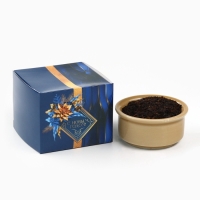 Подарочный набор новогодний &laquo;С новым годом&raquo;: чай со вкусом: зимняя вишня,50 , крем - мёд с черникой, 120 г