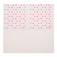 Салфетки бумажные однослойные "Сердца"розовые 24х24 см, набор 20 шт. Салфетки бумажные однослойные "Сердца"розовые 24х24 см, набор 20 шт.