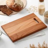 Доска разделочная с ручкой Доляна, 34&times;23&times;1,8 см, бук