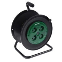 Катушка 4 розетки, б/з, IP20, 16 А, УХЛ2, зеленая Катушка 4 розетки, б/з, IP20, 16 А, УХЛ2, зеленая