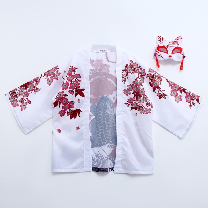 Карнавальный набор &laquo;Кицунэ: рыба кои&raquo;, р. 44&ndash;52: маска, хаори