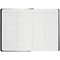 Ежедневник Alanis, недатированный, черный c бирюзовым Ежедневник Alanis, недатированный, черный c бирюзовым