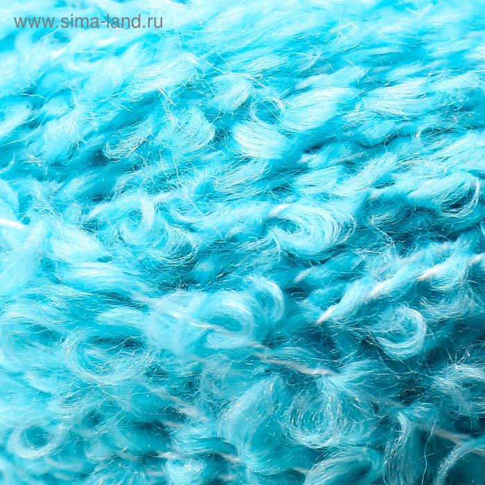 Пряжа "Буклированная"  30% мохер,20% шерсть,50% акрил  220м/200гр (95-Океан)