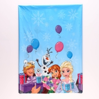 Скатерть одноразовая праздничная 120х180 см, 35 мкр, Холодное сердце Скатерть одноразовая праздничная 120х180 см, 35 мкр, Холодное сердце