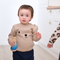 Джемпер вязаный Крошка Я &laquo;Мишка&raquo; рост 68-74 см