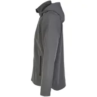 Куртка софтшелл с капюшоном мужская Race Men, темно-серая, размер L