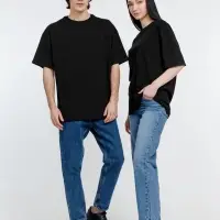 Футболка оверсайз унисекс Big Haul, черная, размер M