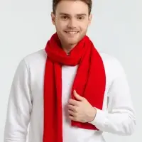 Шарф Life Explorer, ярко-красный