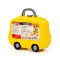 Набор детской посуды, в чемоданчике на колёсиках, 22 элемента Набор детской посуды, в чемоданчике на колёсиках, 22 элемента