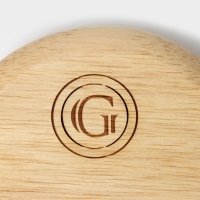 Подставка под ложку, 11,5&times;13,5&times;2,5 см, гевея