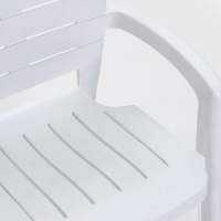 Набор садовой мебели "Прованс": стол круглый диаметр 65 см + 2 кресла, белый Набор садовой мебели "Прованс": стол круглый диаметр 65 см + 2 кресла, белый