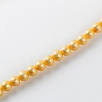 Бусины из стекла, набор 78 шт., размер 1 шт. — 10 мм, цвет жёлтый Бусины из стекла, набор 78 шт., размер 1 шт. — 10 мм, цвет жёлтый