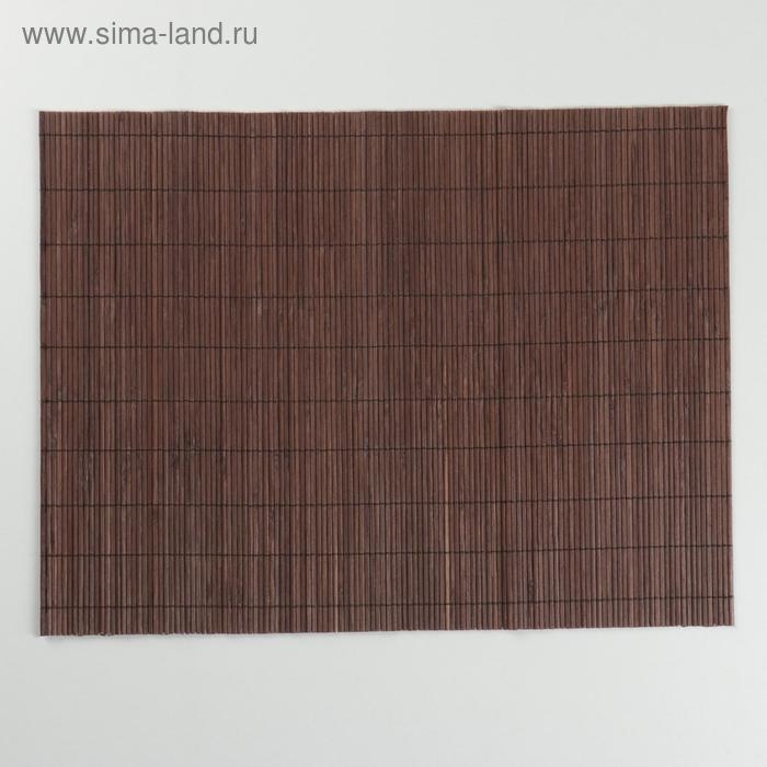 Салфетка сервировочная на стол «Гладь», 45×30 см, цвет коричневый Салфетка сервировочная на стол «Гладь», 45×30 см, цвет коричневый