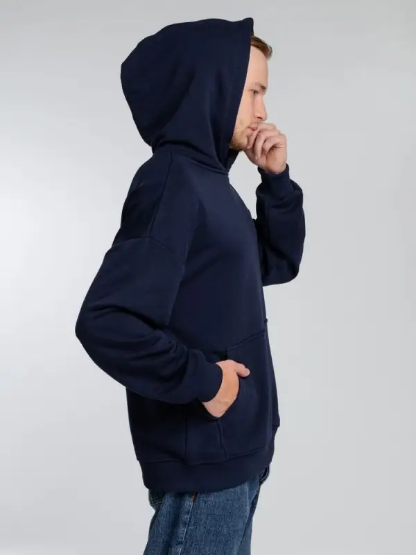 Худи оверсайз Kulonga Comfort, темно-синее, размер M/L