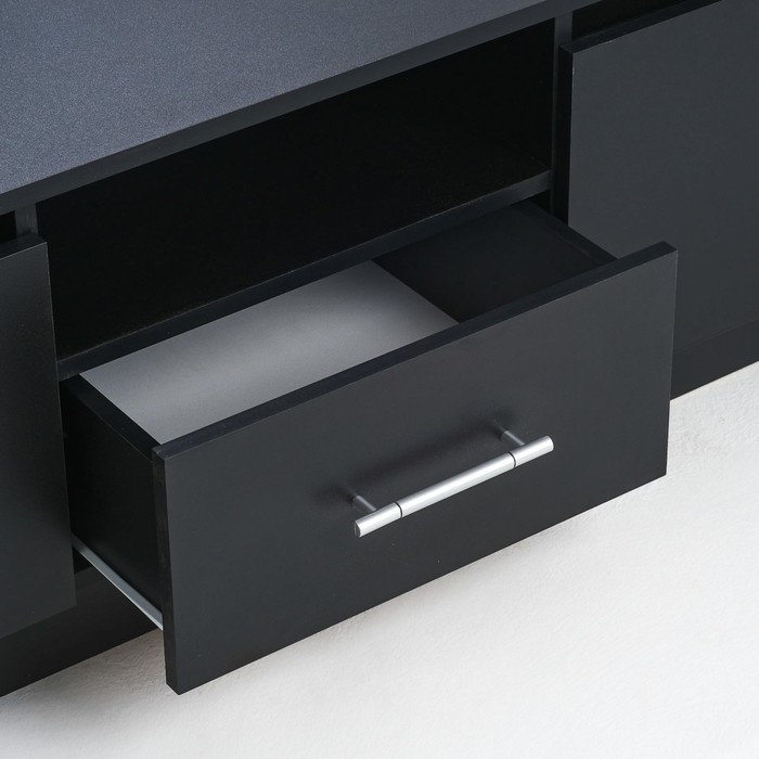 Тумба под ТВ Дели-1, 1400х420х440, цвет чёрный