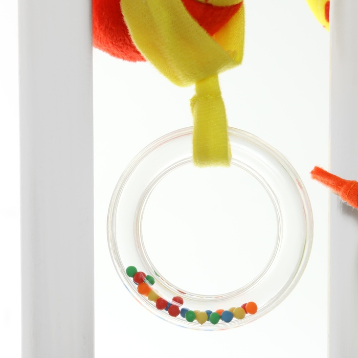 Растяжка - спираль с игрушками дуга на коляску / кроватку для малышей 0+ &laquo;Жирафик&raquo;, Крошка Я