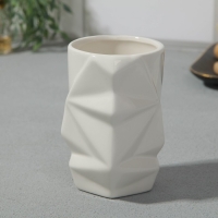 Набор: дозатор, стакан, мыльница &laquo;Белый&raquo;