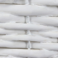 Корзина плетеная, 24 х 17/24 см, белая, ива