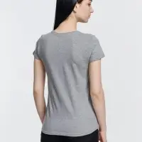 Футболка женская Pioneer Women, серый меланж, размер S