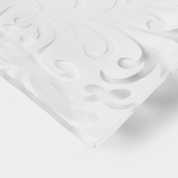 Блюдо стеклянное Доляна &laquo;Бухара&raquo;, 36,5&times;15 см, цвет белый