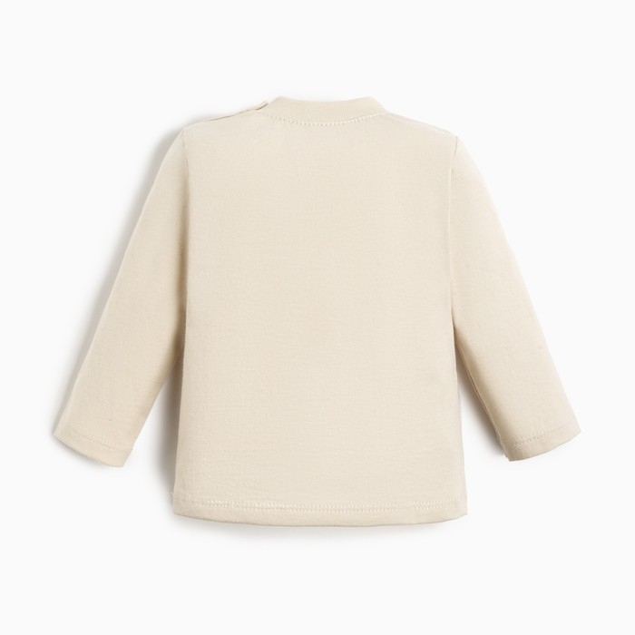 Лонгслив Крошка Я, BASIC LINE, рост 62-68 см, цвет молочный