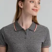 Рубашка поло женская Paname Women черный меланж, размер S