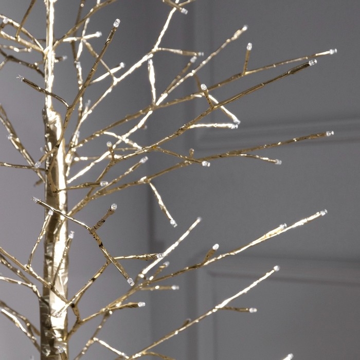 Светодиодное дерево «Золотистое» 1.8 м, 180 LED, постоянное свечение, 220 В, свечение тёплое белое Светодиодное дерево «Золотистое» 1.8 м, 180 LED, постоянное свечение, 220 В, свечение тёплое белое