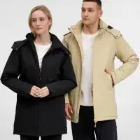 Куртка-парка унисекс Sfera, бежевая, размер M