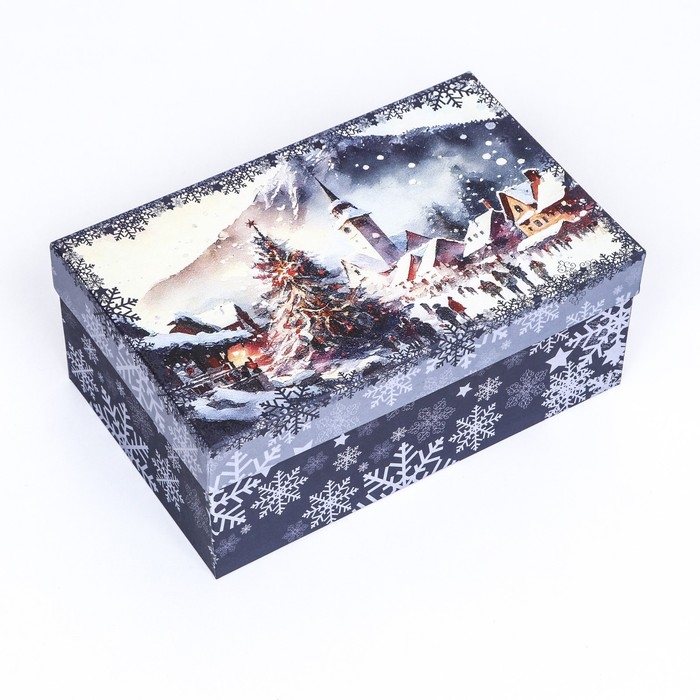 Коробка прямоугольная "Рождество" ,27 &times; 17 &times; 11 см