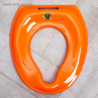 Сиденье на унитаз, цвет оранжевый Сиденье на унитаз, цвет оранжевый