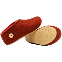 Домашние валенки Cant, красно-коричневые (терракот), размер 44