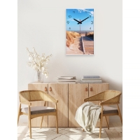 Часы-картина настенные, интерьерные "Пляж", 57 х 35 х 4 см, бесшумные Часы-картина настенные, интерьерные "Пляж", 57 х 35 х 4 см, бесшумные