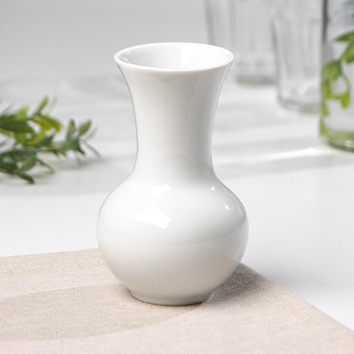 Ваза цветочная фарфоровая «Бельё.Голубка», 12 см Ваза цветочная фарфоровая «Бельё.Голубка», 12 см