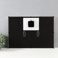 Мультирамка с часами 5 фото (13х18/2 шт, 10х15/3 шт) пластик, цв. белый Мультирамка с часами 5 фото (13х18/2 шт, 10х15/3 шт) пластик, цв. белый