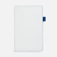 Ежедневник White Shall, недатированный, бело-синий