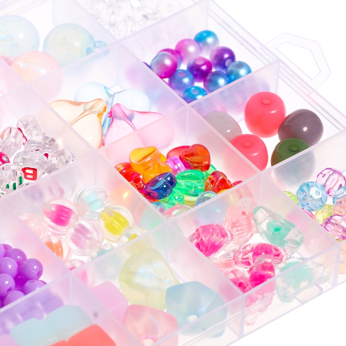 Набор для творчества «Создай своё украшение», бусинки, 24 вида Набор для творчества «Создай своё украшение», бусинки, 24 вида