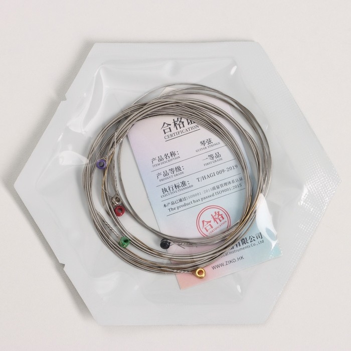 Струны электрогитары Ziko K-09X цветные 09-42 Струны электрогитары Ziko K-09X цветные 09-42