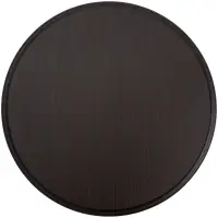 Плакетка Plaque, круглая, венге с золотистой пластиной