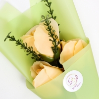 Букет мыльных роз, белые Букет мыльных роз, белые