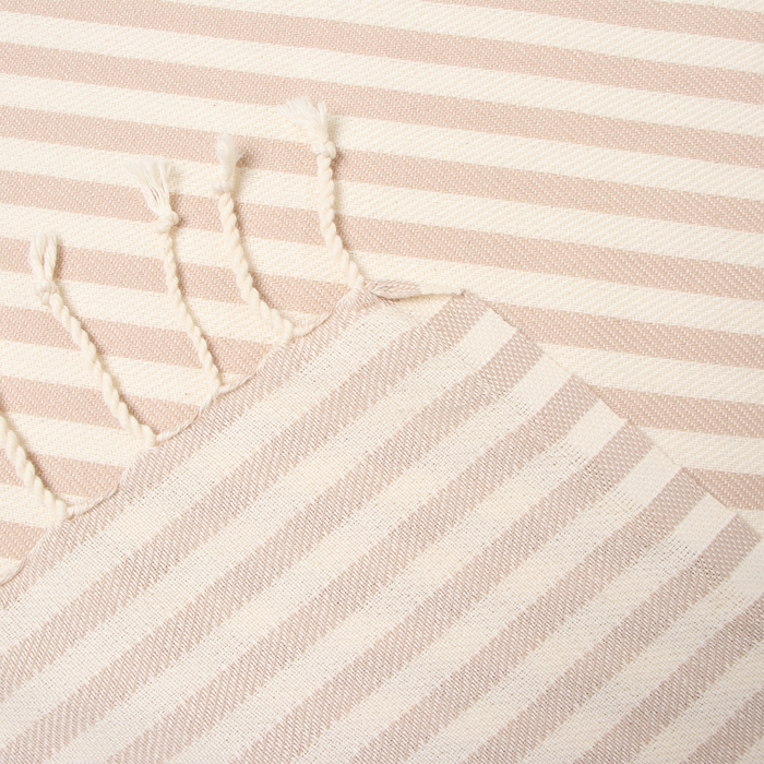 Пештемаль «Полосы» 100х180 см, бежевый Пештемаль «Полосы» 100х180 см, бежевый