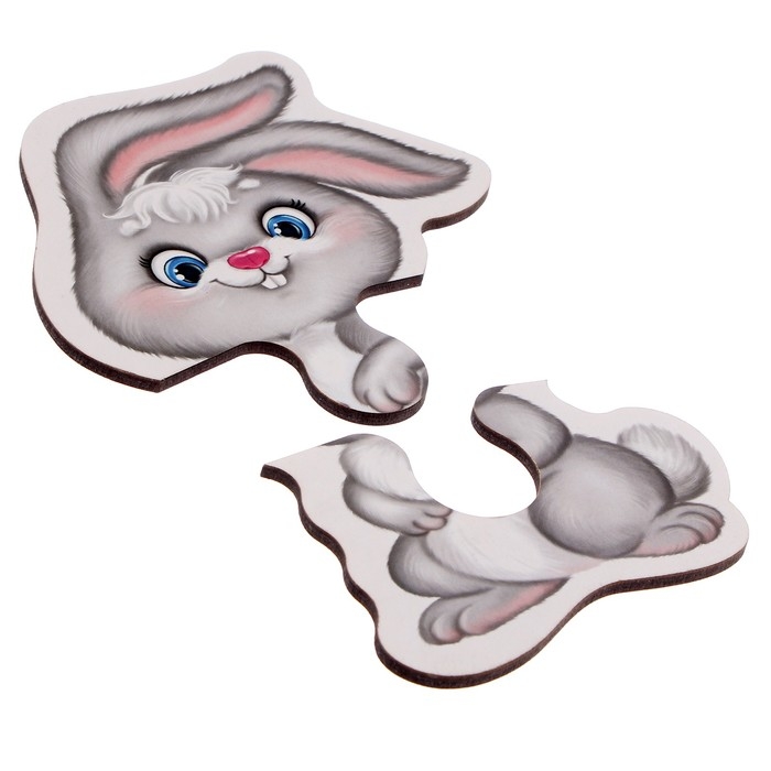 Пазлы из дерева &laquo;Контурные пазлы&raquo; &laquo;Зверята&raquo; 18 элементов