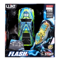 Джип Flash, радиоуправляемый, балансирует на задних колесах, полный привод, гироскоп Джип Flash, радиоуправляемый, балансирует на задних колесах, полный привод, гироскоп