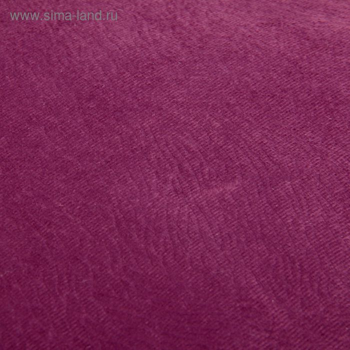 Лежанка под замшу с двусторонней подушкой,  54 х  42 х  11 см, мебельная ткань, микс цветов