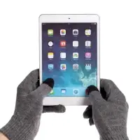 Перчатки сенсорные Urban Flow, темно-серый меланж, размер L/XL