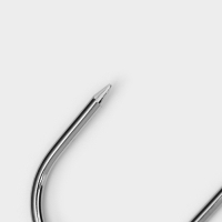 Крючки для мяса из нержавеющей стали, 12х3,5 см, упаковка 30 шт Крючки для мяса из нержавеющей стали, 12х3,5 см, упаковка 30 шт